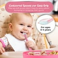 thumbnail image 2 of Silicone Suction Plate for Baby - 100% Food Grade Silicone Divided Plate | Toddler Self Feeding Training Suction Plate Set, 2 of 5
