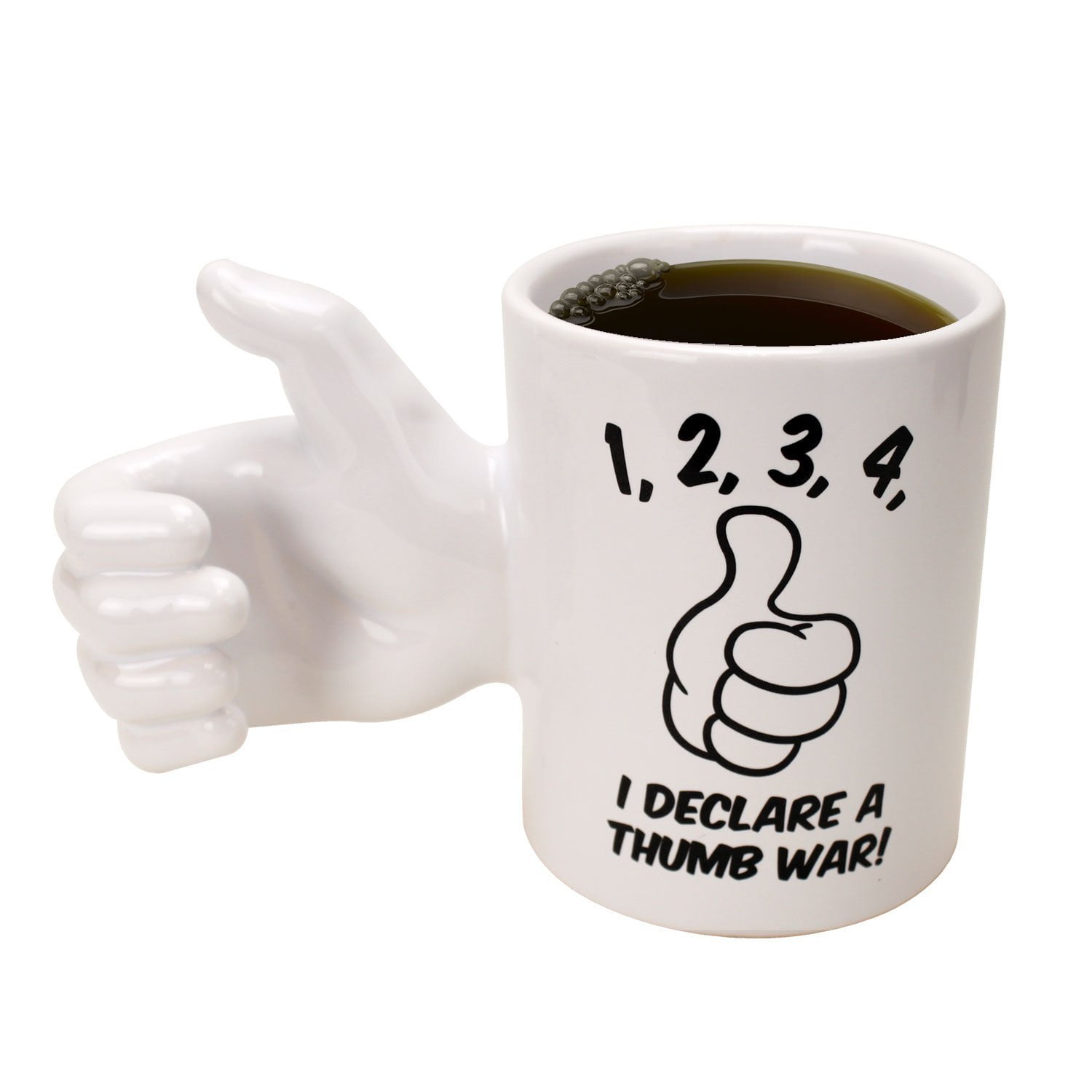 Thumb War Mug Thumb Wresting Coffee Cup