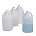thumbnail image 3 of Hudson Exchange 1 Gallon Square Plastic Jug with Cap, HDPE, Natural, 4 Pack, 3 of 4