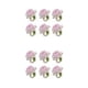 thumbnail image 2 of Servilletero de flores artificial Monstrate 6 piezas hecho a mano decorativo Rosado, 2 of 6