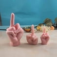 thumbnail image 2 of Molde de silicona para velas con forma de dedo, para hacer tú mismo, para aromaterapia, creativo, para tartas, con forma de dedo, para hacer adornos, 2 of 5