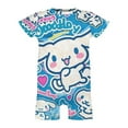 thumbnail image 5 of Cinnamoroll Baby Boy Girl Romper Short Sleeve Cotton Bodysuit Outfits Jumpsuit Summer One Piece Clothes, 5 of 8