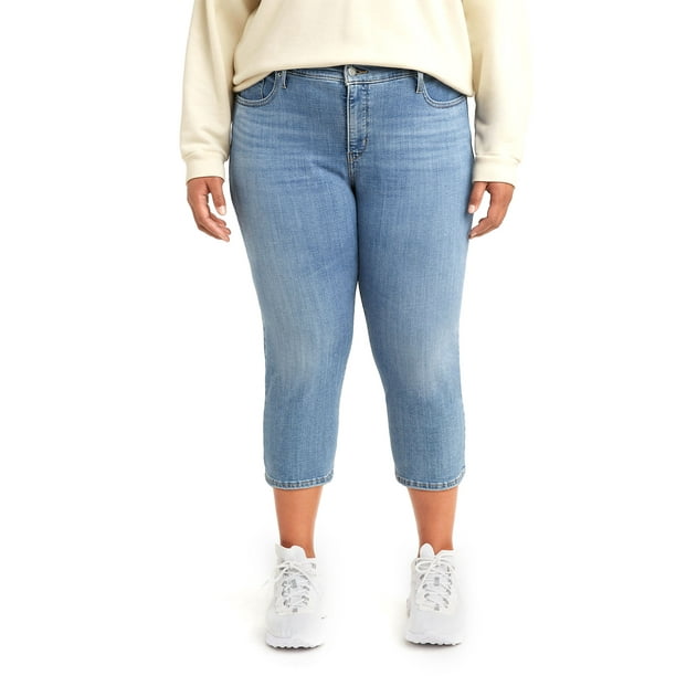 levi's stretch capris