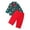 Green, variant on Toddler Christmas Outfit Boys Xmas Child Cartoon Long Sleeve Gentleman Shirt Tops Solid Pants Trousers Set Two Piece Clothes Size 3-4T