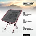 thumbnail image 2 of Travelchair Joey Chair, Portable Camping Chair, Super Compact Storage, Red, 2 of 6