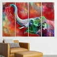 thumbnail image 4 of Colorful Wall Art, Abstract Elephant Canvas Art, Cute Elephant Art Canvas, Elephant Poster, Colorful Elephant Printed, Animal Canvas Art, Canvas Wall Decor - Gold Framed, 4 of 9