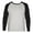 Gray & Black, variant on Ventana Men's Baseball Tee Long Sleeve Raglan Jersey Shirt