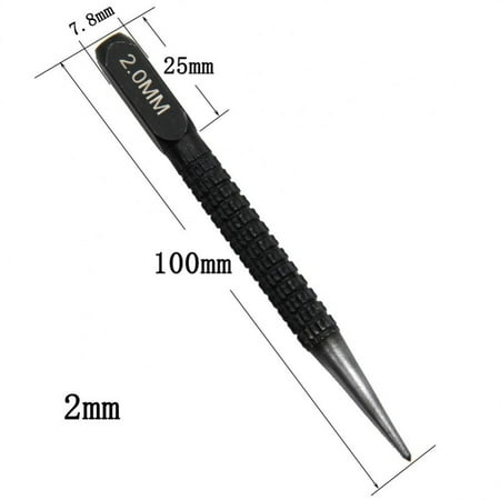 

BAMILL 1pc 1.5mm/2mm/3mm Alloy Steel Center Punch Metal Wood Marking Drilling Tools