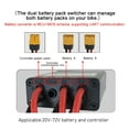 thumbnail image 3 of Vélo Électrique Double Décharge de Batterie, Convertisseur 20V à 72V Module Parallèle de Batterie pour Remplacement, 3 of 8