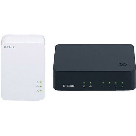 D-Link PowerLine DHP-541 - Bridge - 4-port switch - GigE, HomePlug AV (HPAV), IEEE 1901