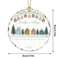 thumbnail image 2 of QunYou 8CM Neighbor Decoration 2025 Christmas Decorations Pendant Christmas Ornaments for Xmas Tree, 2 of 7
