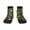 2 Black-1, variant on Balls Pattern Quarter Crew Socks,Toe Seamed Ankle Socks,Cotton Cushioned Breathable Athletic Crew Sports Socks