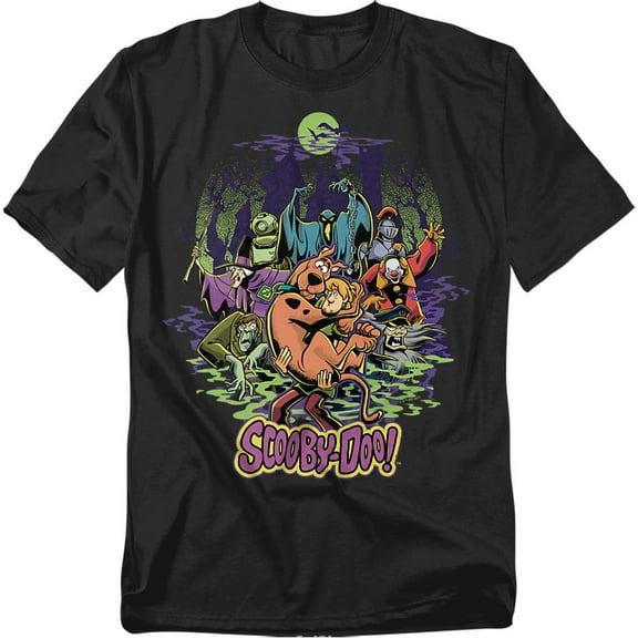 Scooby Doo! T-Shirt And Shaggy Chased By Monsters Unisex Graphic Tee for Men & Women