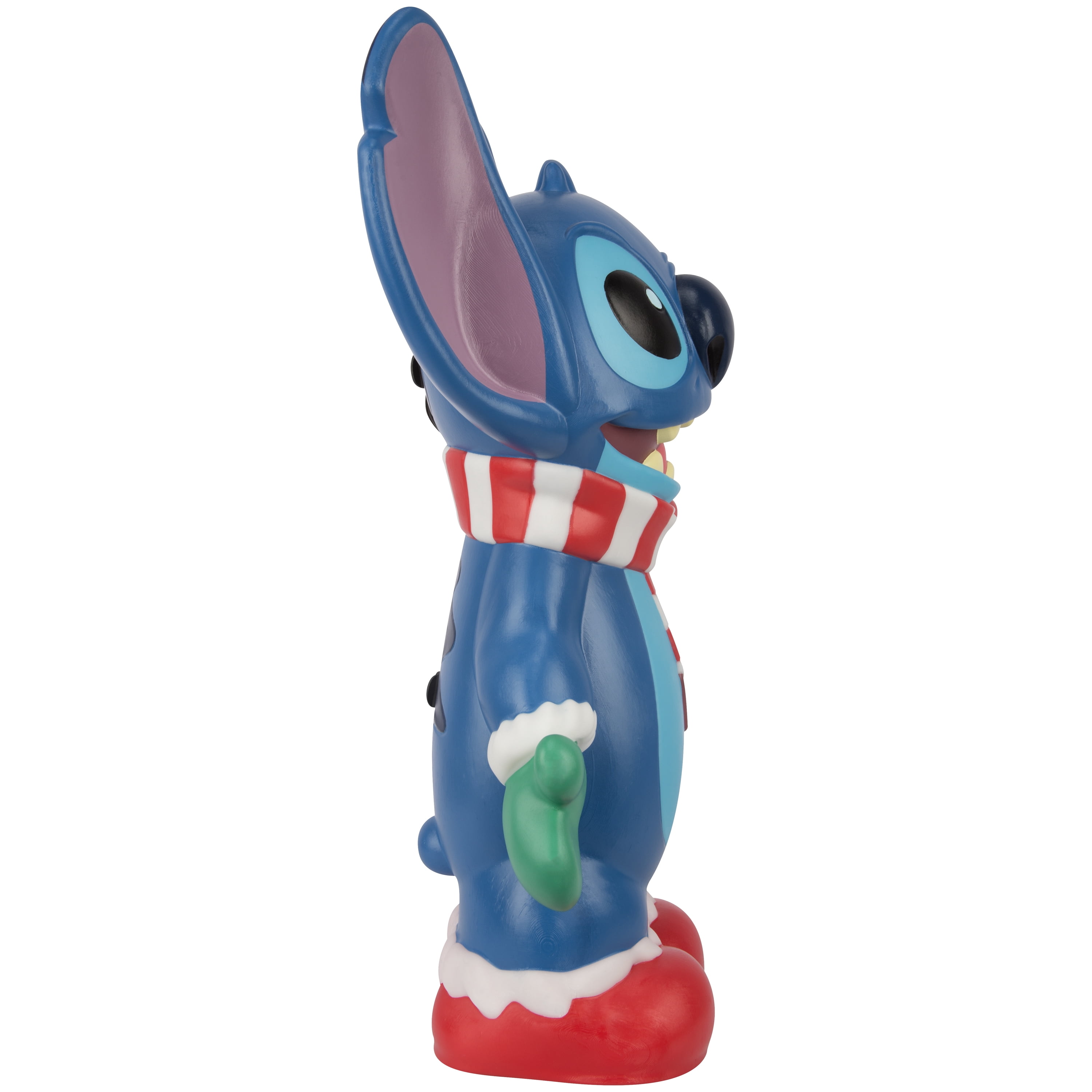 Disney, Christmas Lighted Blow Mold Outdoor Decor Stitch, 22 in