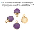 thumbnail image 5 of Uxcell Enamel Pendants, 10 Pack Shell Shape Mini Pendant for Jewelry Making DIY, Purple, 5 of 6