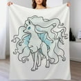 thumbnail image 5 of Pokemon Ninetales Blanket Flannel Blanket Throws Cute Warm and Comfortable Indoor Camping Blanket 40"*50" （100*130cm）, 5 of 7