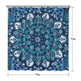 thumbnail image 5 of Waterproof Bohemian Shower Curtain 72x72 Inch Boho Style Polyester Unique Shower Curtain for Bathroom Hotel Home Decor with 12 Plastic Hooks, 5 of 5