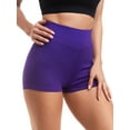 thumbnail image 4 of Women's High Waist Yoga Shorts Butt Scrunch Booty Spandex Gym Workout Shorts Active Short Leggings, 4 of 5