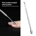 thumbnail image 3 of Cuticle Pusher Double Head Remove Dead Skin Stainless Steel Nail Polish Remover Tool for Manicure, 3 of 8