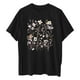 thumbnail image 3 of Camisetas de Manga Corta para las Mujeres Impreso Cuello Redondo Suelto Camiseta, Casual Cuatro Estaciones Blusa para el Hogar, 3 of 3