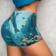 thumbnail image 4 of Fotbe Underwater Dolphin Scene Shorts Sin Costuras – Shorts Deportivos de Cintura Alta para Mujer, Elásticos para Gimnasio, Yoga, Running o Ciclismo-Medium, 4 of 8