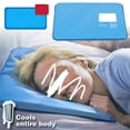 thumbnail image 4 of Pudcoco Oreiller en Glace Lisse Portable Uni avec Tapis Intérieur pour l'Été, 4 of 6