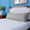 thumbnail image 5 of Ntbay Microfiber Ultra Soft Body Pillowcase with Envelope Closure, Wrinkle, Stain Resistant Body Pillow Cover, 20" x 54", Smoke Gray (Not Include Body Pillow), 5 of 5