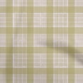 thumbnail image 1 of oneOone Cotton Flex Olive Green Fabric Check Diy Clothing Quilting Fabric Print Fabric By Yard 40 Inch Wide, 1 of 4