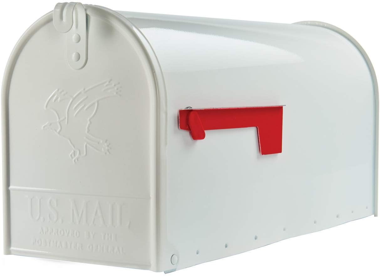 GIBRALTAR JUMBO POST MOUNT MAILBOX Galvanized Steel Extra Large Rural Mail Box 