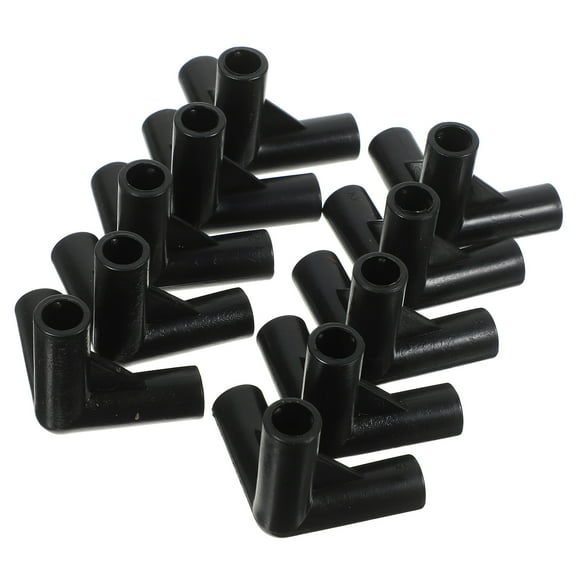 LEORX 24Pcs Pe Plastic Canopy Fittings Kit for Easy Tent Frame Assembly