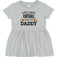 thumbnail image 3 of Inktastic Watching Football with My Daddy Girls Baby Dress, 3 of 5