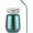 Green, variant on Titanium Mug Coffee Cup: 8 oz Pure Titanium Cup, Insulated Double Wall Titanium Coffee Mug Travel Tumbler Cup, Cold and Hot Beverages Wine Tumbler for Camping, Hiking Mug (Green, 1 Cup + Straw)