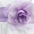 thumbnail image 4 of Moggemol Kids Flower Girls Dress Formal Events Baptism Wedding Party Dresses Puffy Petals Hem Tulle Lavender 5, 4 of 5