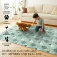thumbnail image 5 of My Magic Carpet 2.5'x7' Machine Washable Non-Slip Kitchen Hallway Runner Rug, Dula Light Sage Green, 5 of 6