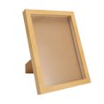 thumbnail image 1 of Wall Photo Frame, Photo Frame Practical Prevent Deformation  For Piano Room White,Wood Color,Brown, 1 of 8