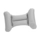 thumbnail image 5 of Almohada de viaje inflable con soporte para la cintura, cojín para la espalda para viajes de negocios Gris seda de leche, 5 of 9
