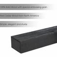 thumbnail image 5 of 48" Rustic Wood Fireplace Mantel | Wall-Mounted & Floating Shelf for Home Decor, 5 of 6