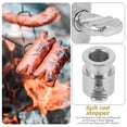 thumbnail image 3 of unbranded Rotisserie BBQ Part Silver Iron Grill Fixing Accessory For Home Cooks 1Pack, 3 of 7
