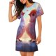 thumbnail image 2 of Disketp Heart Sky Bird Couple para Camisón Corto de Manga Corta para Mujeres, Camisón Cómodo con Escote Redondo, Bonito y Confortable, 2 of 6
