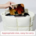thumbnail image 6 of Thanksgiving Leaves Velvet Travel Organizer with Removable Compartment - Portable Jewelry Necklace Organizer Box - Gift, 6 of 7