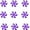 Purple White, variant on 100Pcs Christmas Candy Cane, 1in/2.5cm Plastic Candy Decorations Peppermint Ornaments for Christmas Tree Candy Lollipop Craft Decor for Xmas Home Party Supplies (Blue White)
