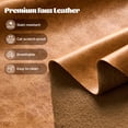 thumbnail image 3 of Toject Giant Bean Bag Chair, Faux Leather Memory Foam Floor Sofa for Adults, Ergonomic Back Support, No Assembly Needed, Lightweight Lounger for Living Room Bedroom Dorm Office, Black, 3 of 6