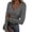 Dark Gray(Leopard Print), variant on Long Sleeve Tops for Women Leopard Print Ribbed Slim Fit Cheetah V Neck Going Out Tops Trendy Undershirts M