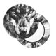thumbnail image 2 of Balery Majestic Wolf Landscape Fundas de asiento para taburete de bar redondo de tela de terciopelo ajustables que protegen de arañazos y manchas para sillas de 14 a 17 pulgadas.-13 inch, 2 of 7