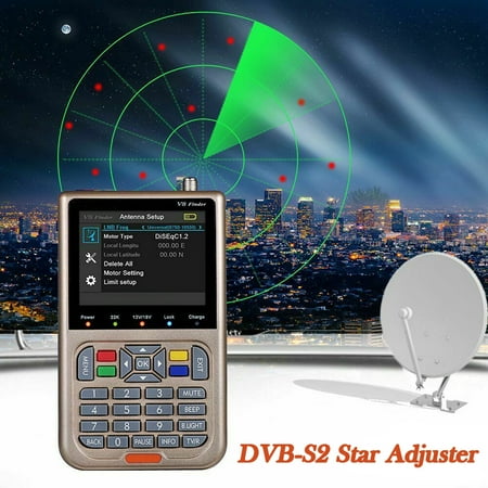 

Satellite Finder Meter Satellite Alignment of Antenna Digital Signal Sat Finder for Adjusting Sat Dish New