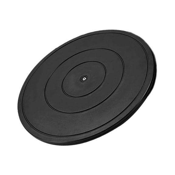 Clay Sculpture Turntable Black Plastic Base Stander Round 360 Rotating Turntable Pottery Wheel