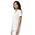 thumbnail image 3 of Adar Universal Scrubs For Women - Snap Front Scrub Top, 3 of 7
