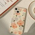 thumbnail image 4 of Compatible with iPhone 14 Plus Case,Cute Vintage Floral Pattern Phone Case for Women Girls,Camera Lens Protection,Soft TPU Anti-Bump Silicone Shockproof for iPhone 14 Plus -Watercolor, 4 of 14