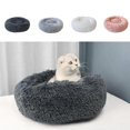 thumbnail image 5 of Soft Plush Round Pet Bed Cat Soft Bed Cat Bed for Cats Small Dogs, 5 of 5