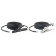thumbnail image 2 of SÜA - 500 Amp Welding Leads Set Assembly - Terminal Lug Connector - 2/0 AWG 100% Copper Cable (25 FEET Each Lead), 2 of 4